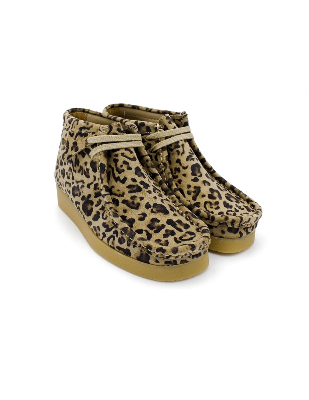 Botin Ante Leopardo AGOT WASP Beige Mujer