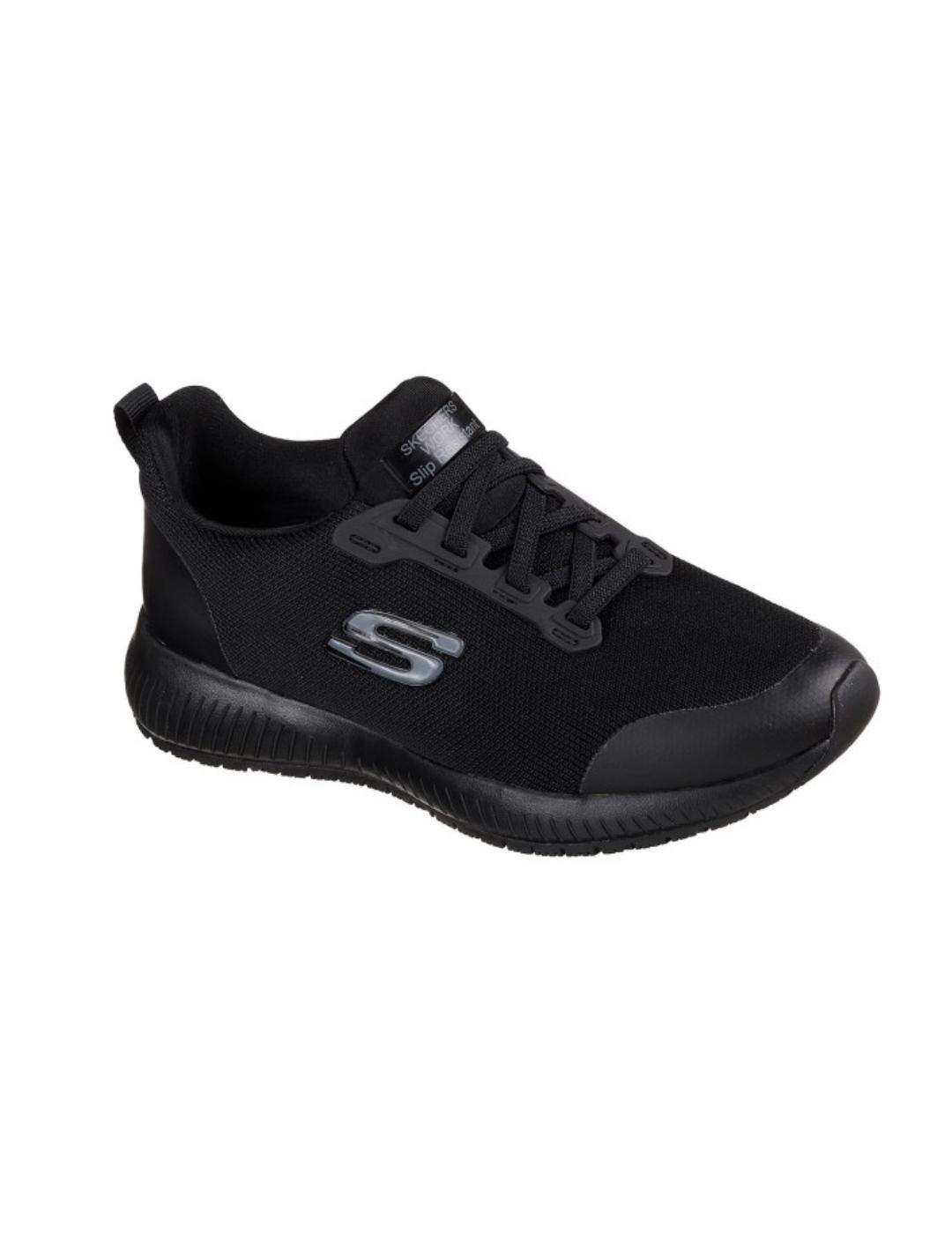 Deportiva Skechers Work: Squad SR 77222EC Mujer Negro