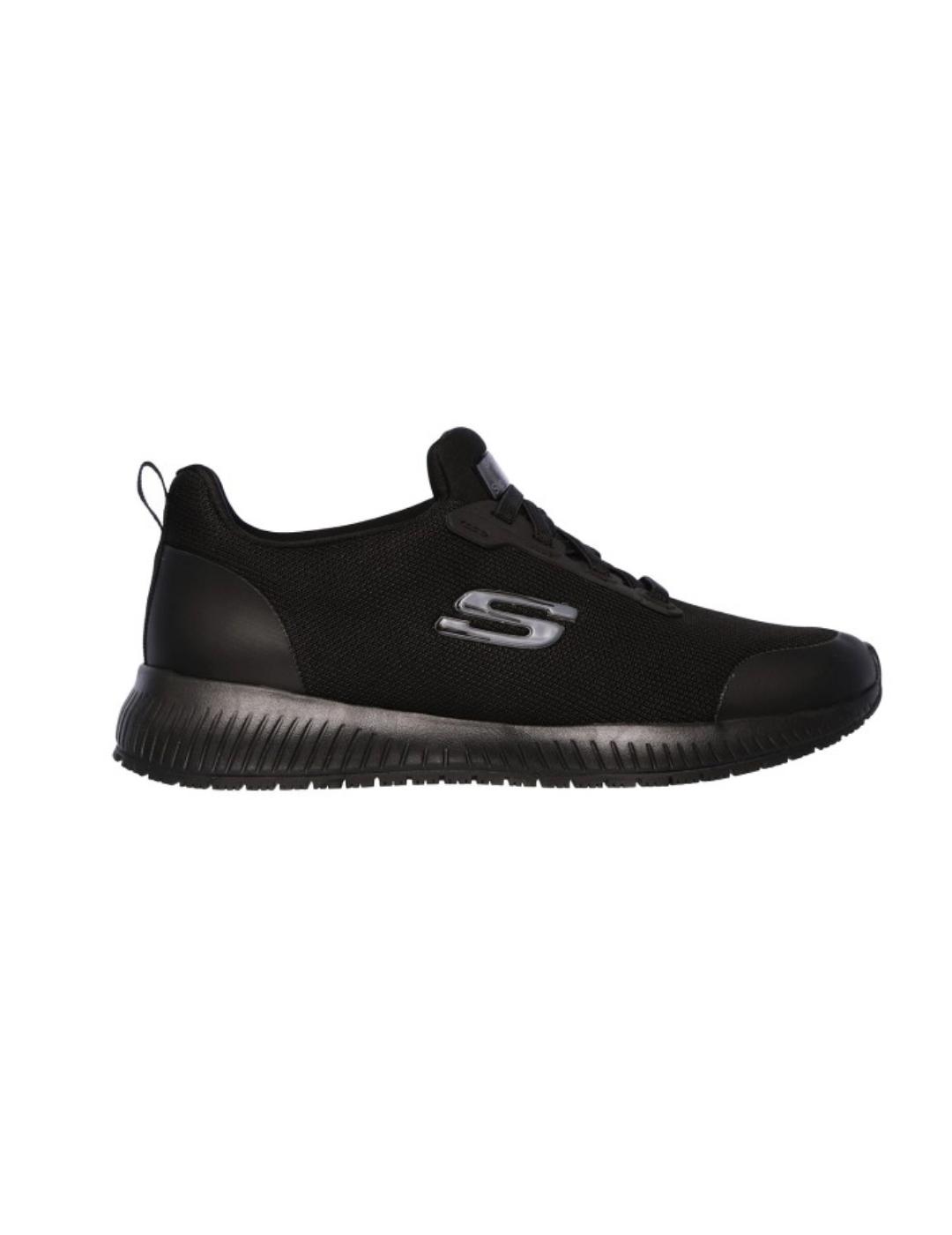 Deportiva Skechers Work: Squad SR 77222EC Mujer Negro