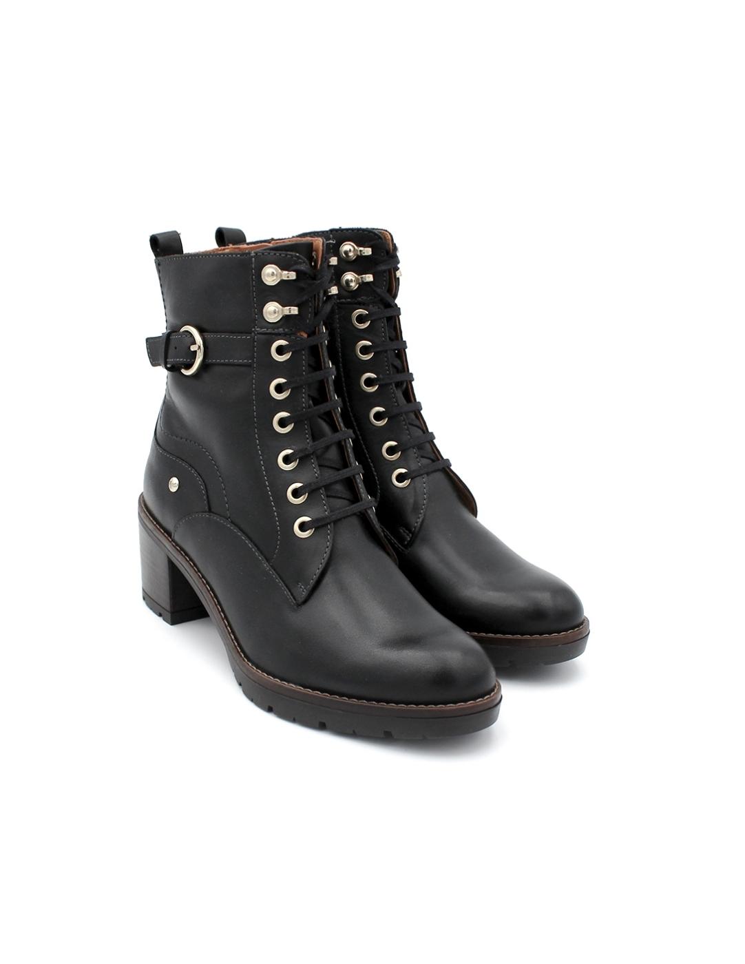 Botín Militar PIKOLINOS W7H-8510 Negro Mujer