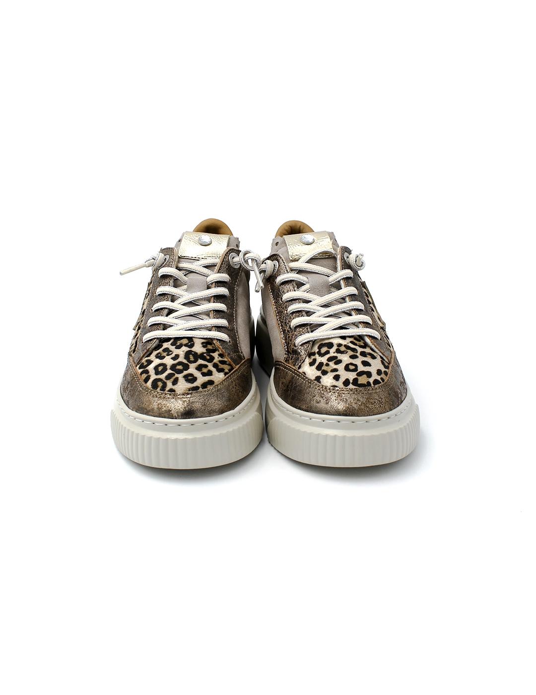 Bamba Cetti C-1320 Leopardo Metal Mujer