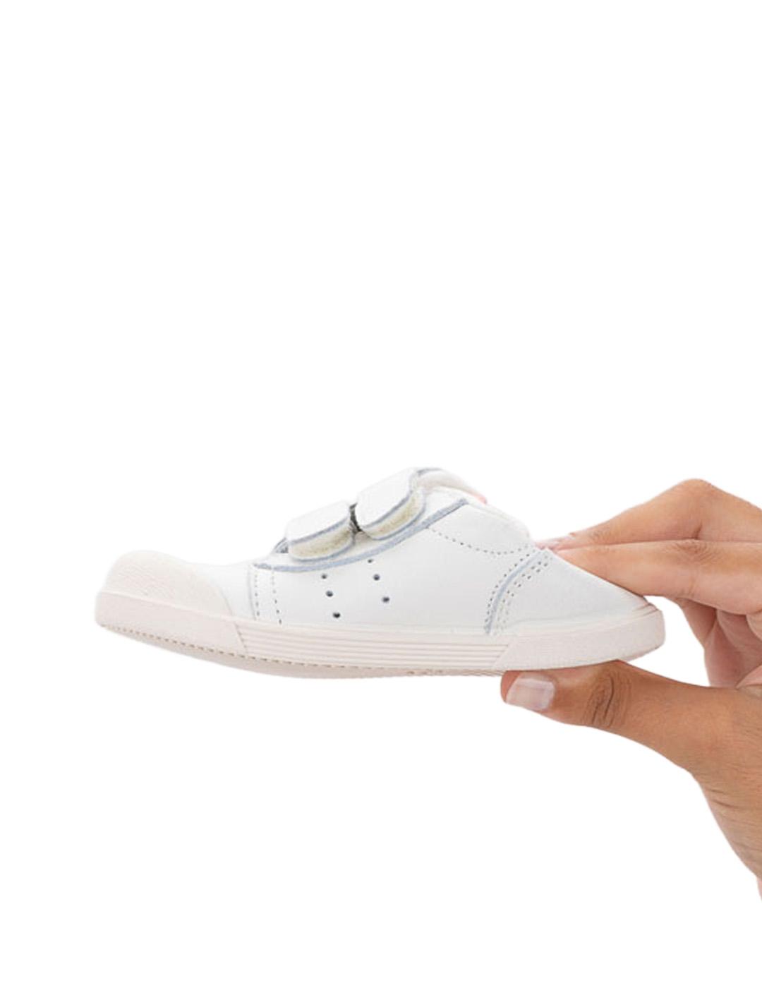 Deportivos Rosa Piel Barefoot Igor W10325-383 Blanco Niña