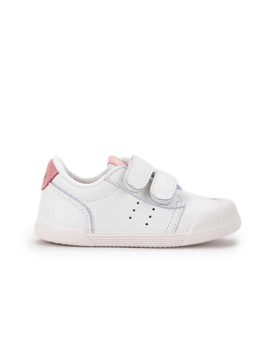 Deportivos Rosa Piel Barefoot Igor W10325-383 Blanco Niña