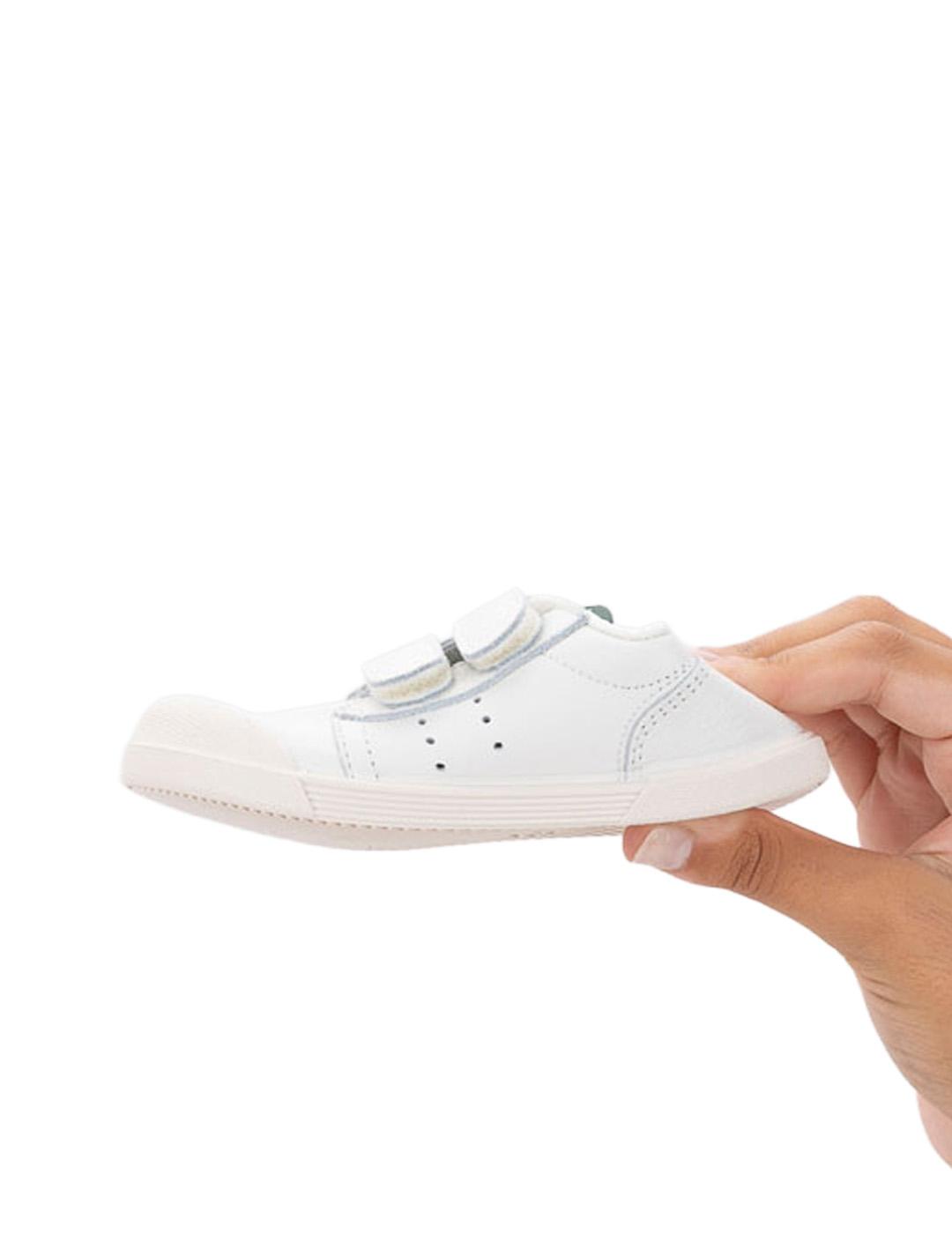 Deportivos Musgo Piel Barefoot Igor W10325-271 Blanco Niño