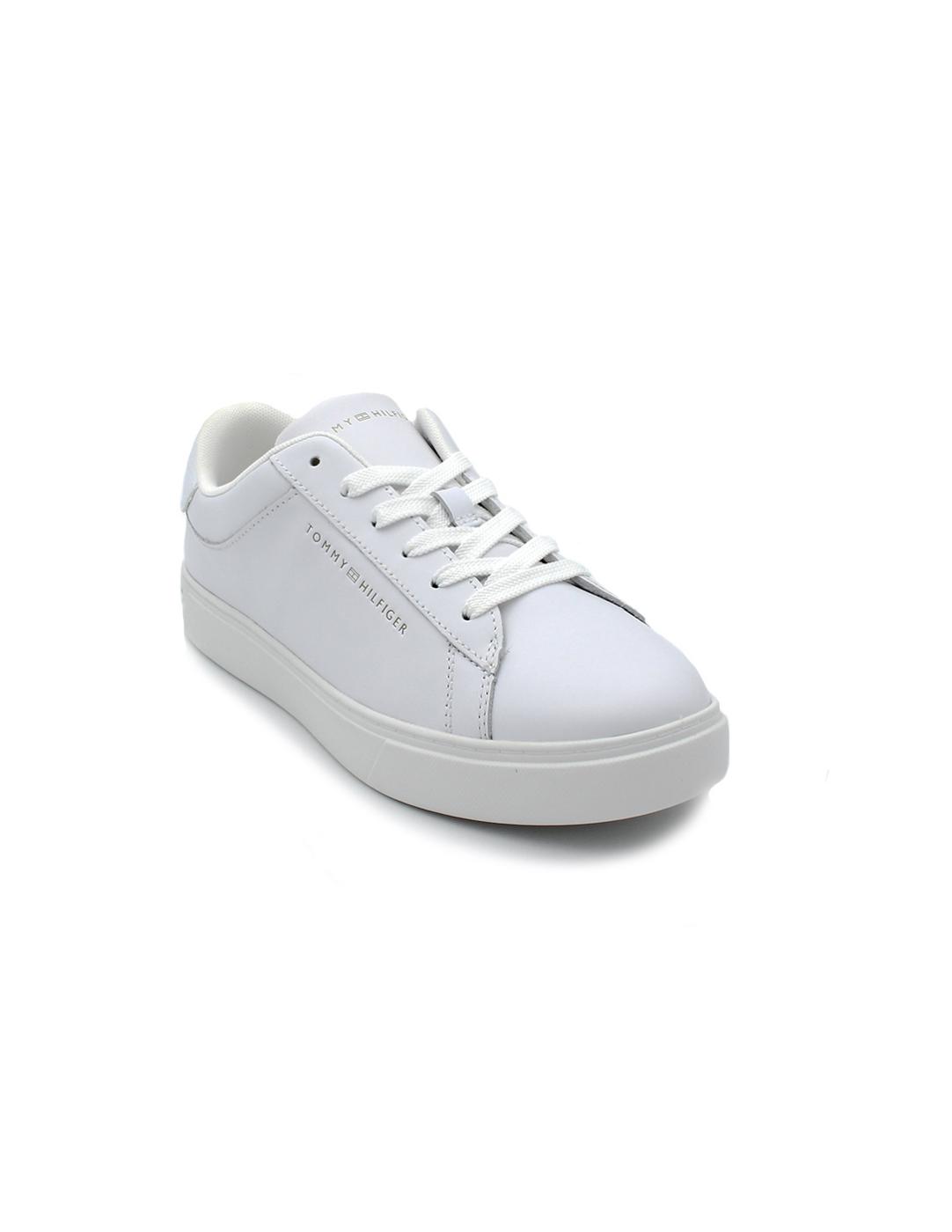 Bambas TOMMY HILFIGER FW0FW08320YBS Blanco Mujer
