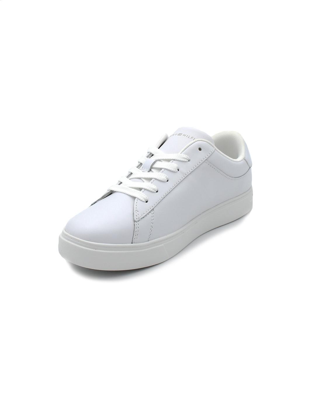 Bambas TOMMY HILFIGER FW0FW08320YBS Blanco Mujer