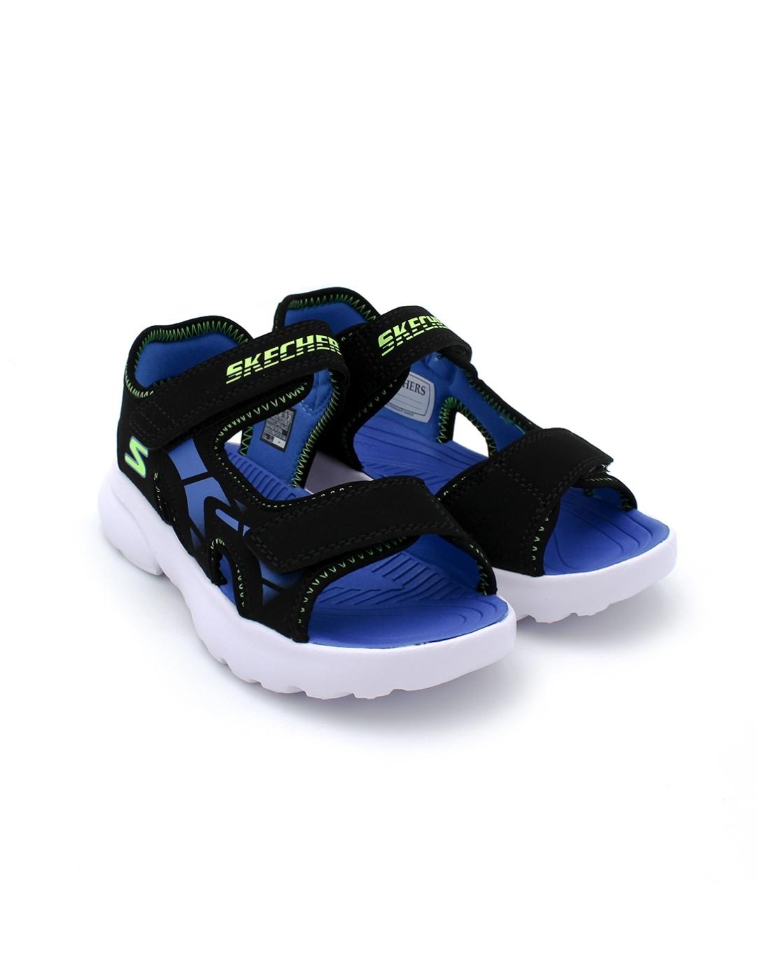 Sandalias SKECHERS 406513L Negro Niño