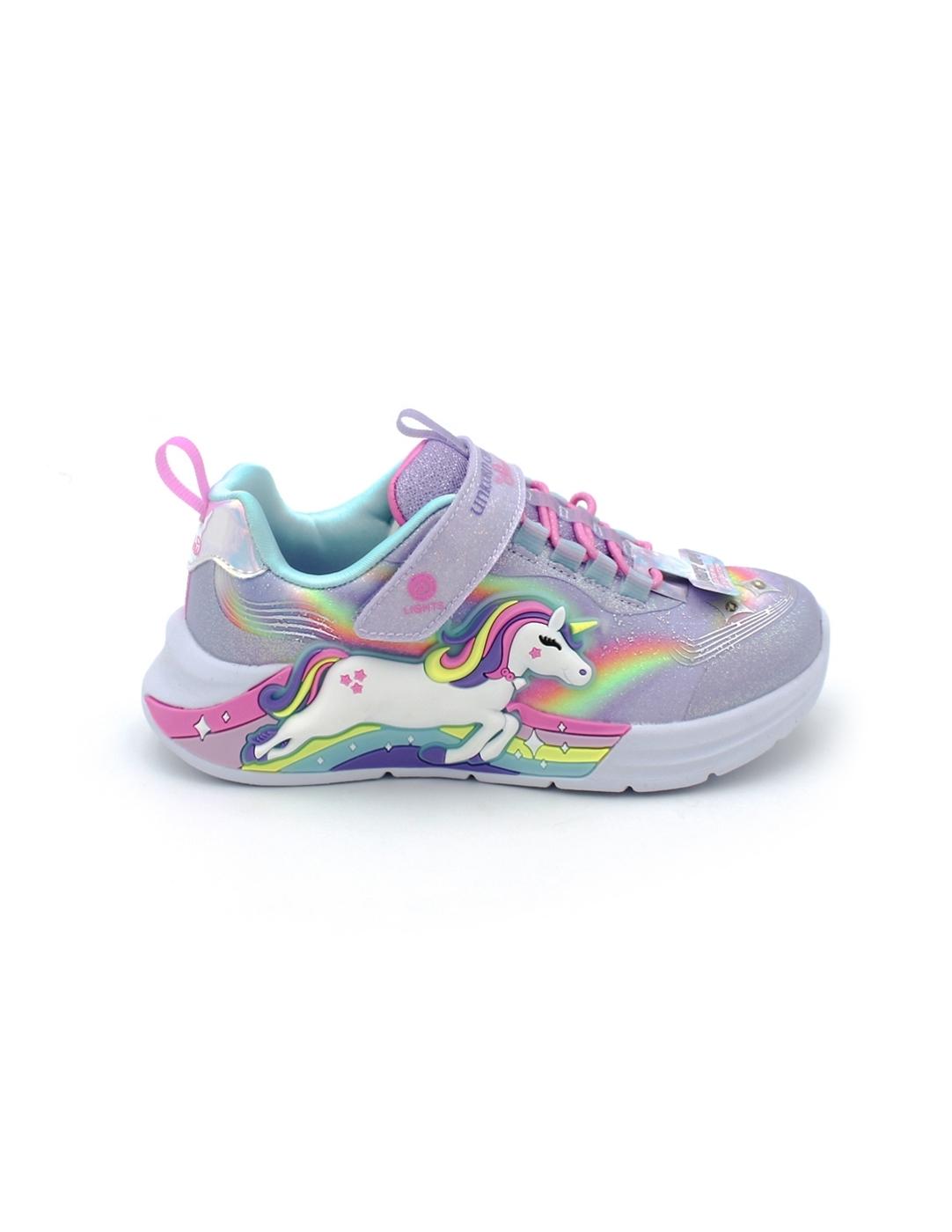 Deprtiva SKECHERS 302298N Arco Iris Niña.