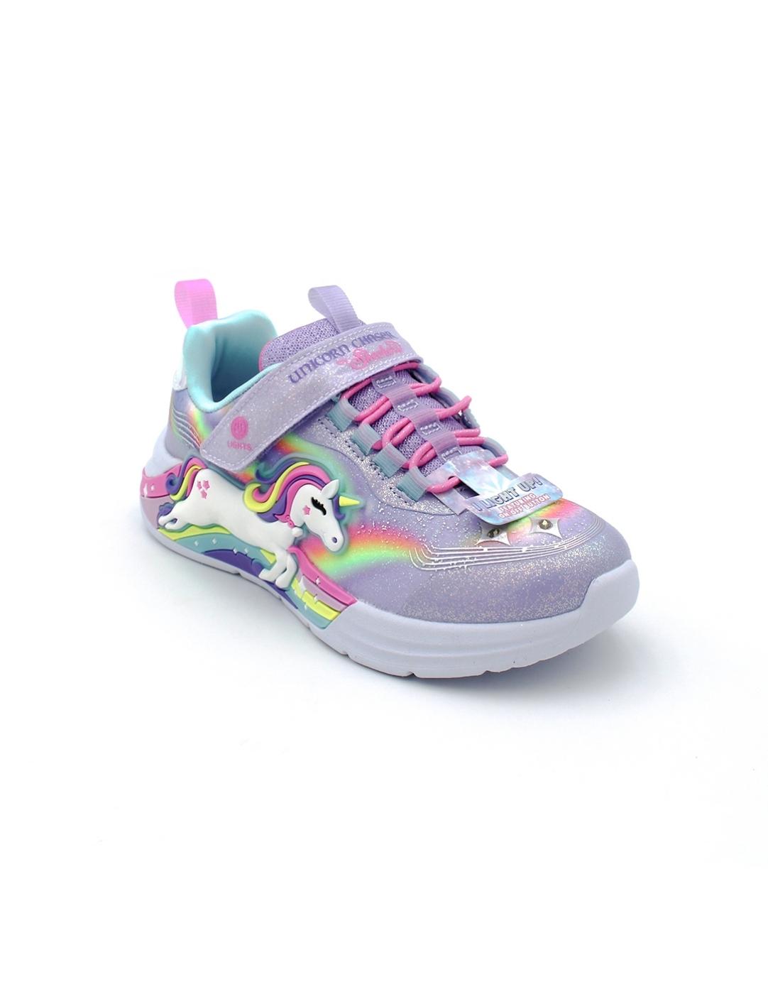 Deprtiva SKECHERS 302298N Arco Iris Niña.