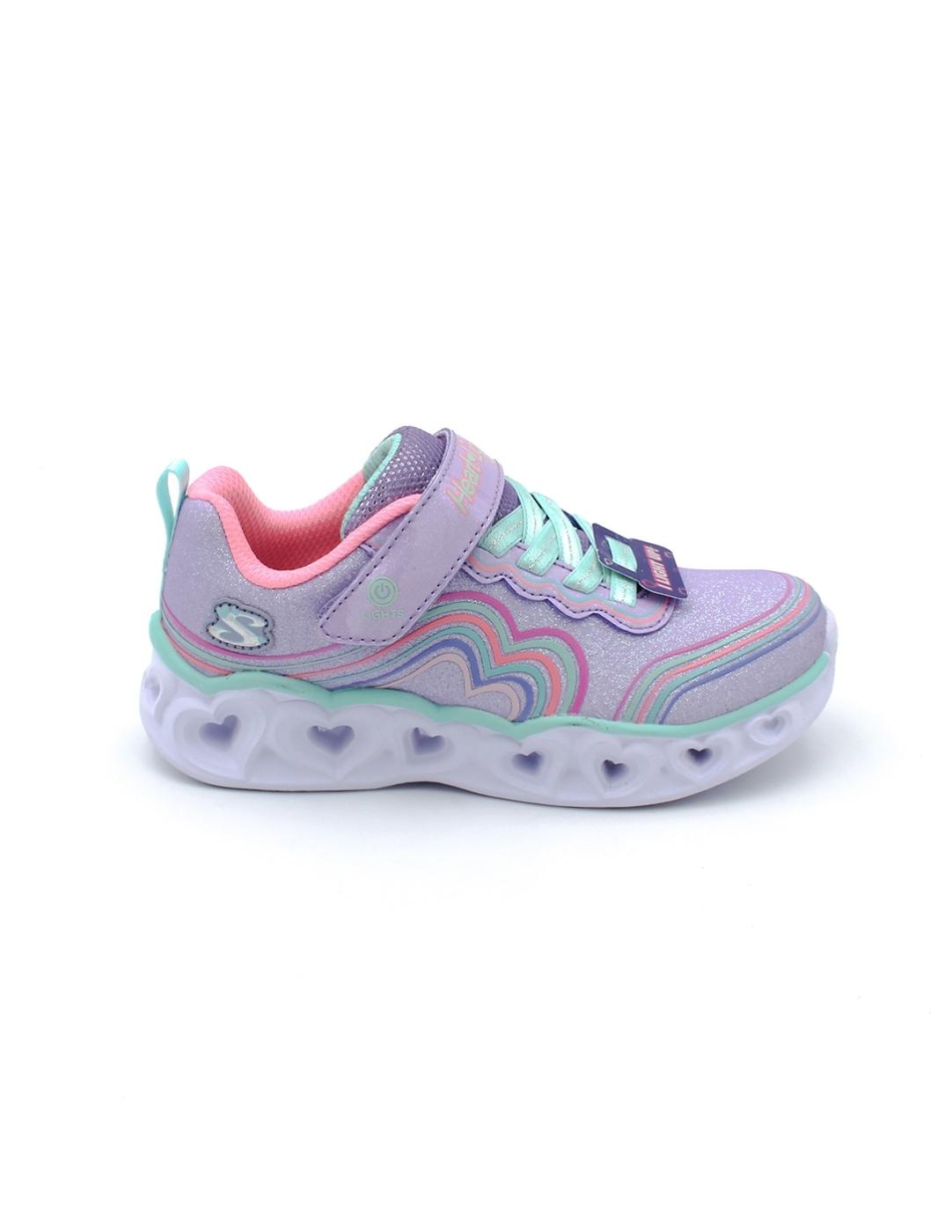 Deportiva SKECHERS 302689 Malva Niña.