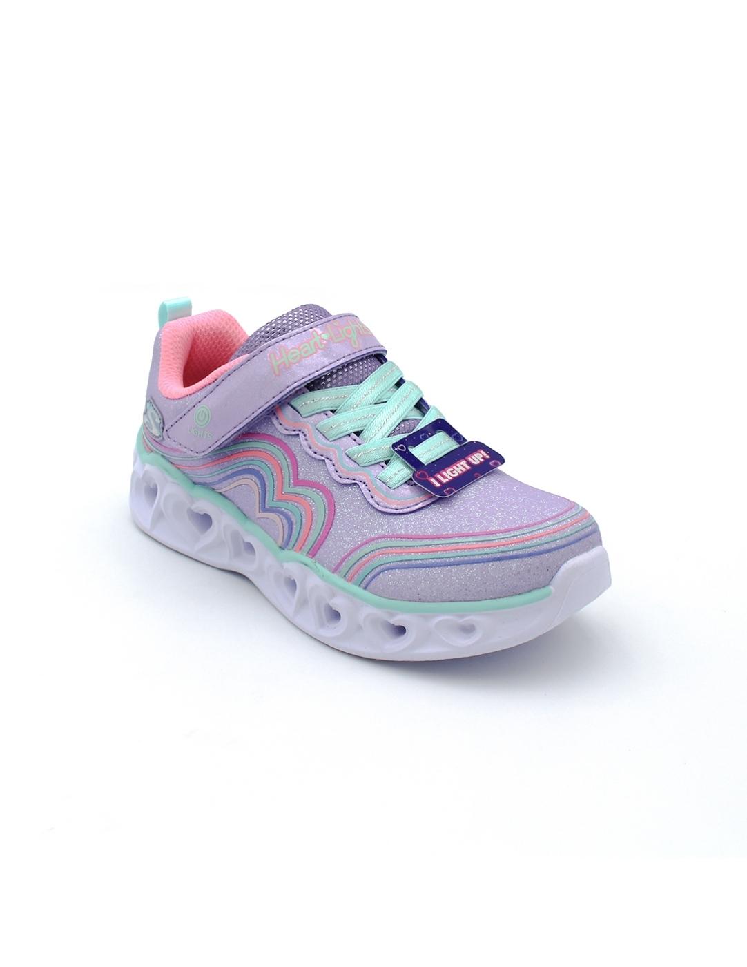 Deportiva SKECHERS 302689 Malva Niña.