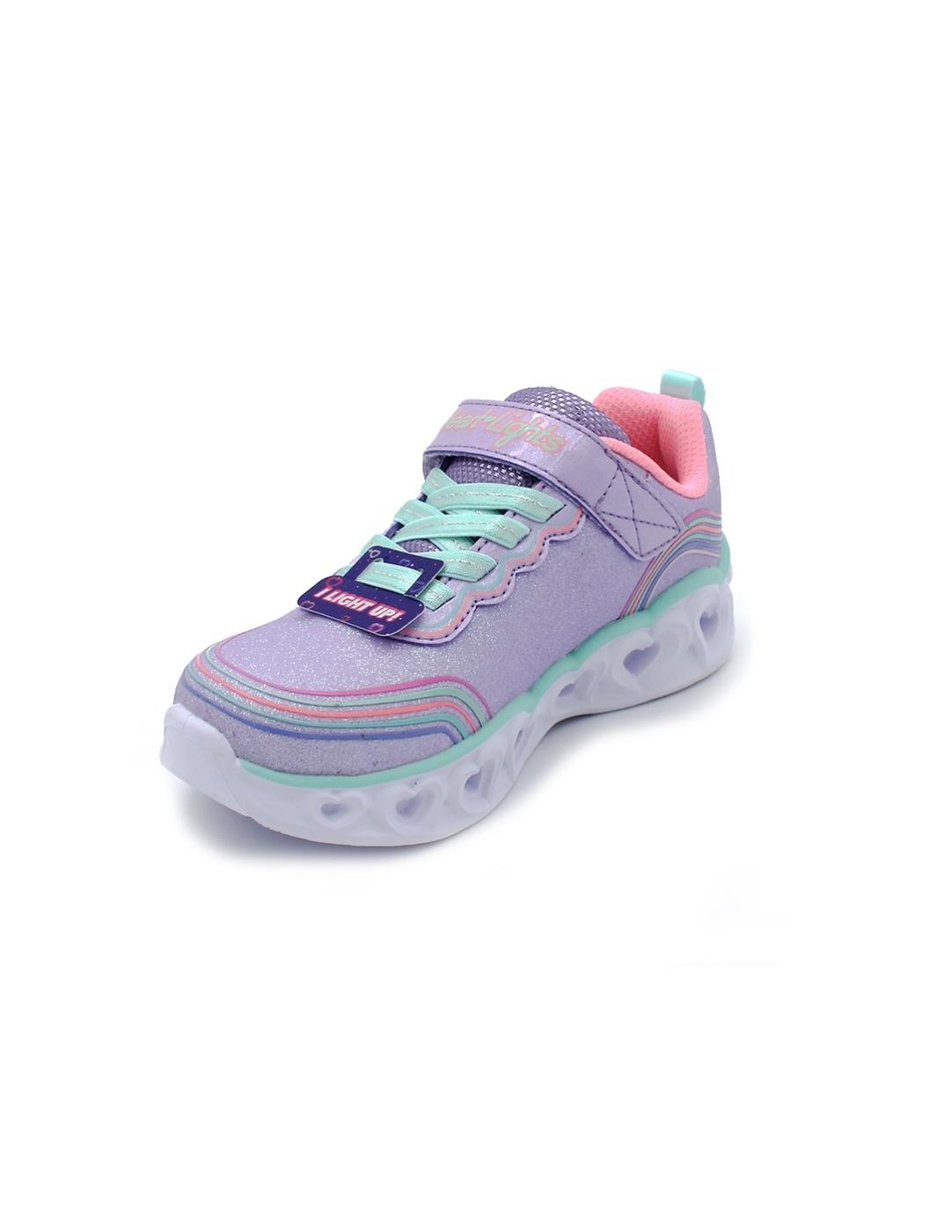 Deportiva SKECHERS 302689 Malva Niña.