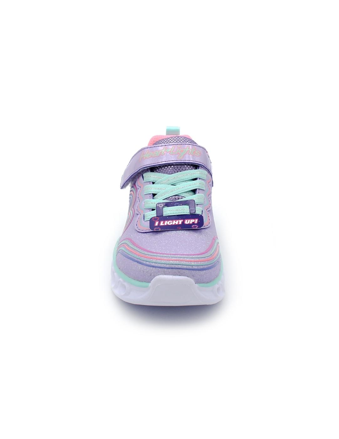 Deportiva SKECHERS 302689 Malva Niña.