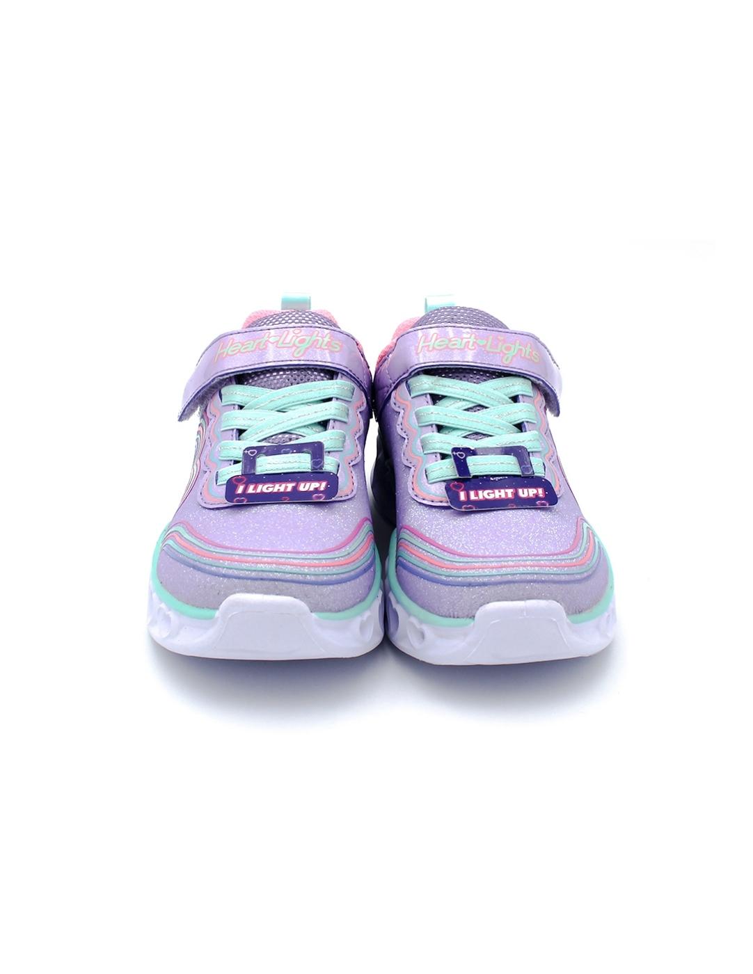 Deportiva SKECHERS 302689 Malva Niña.
