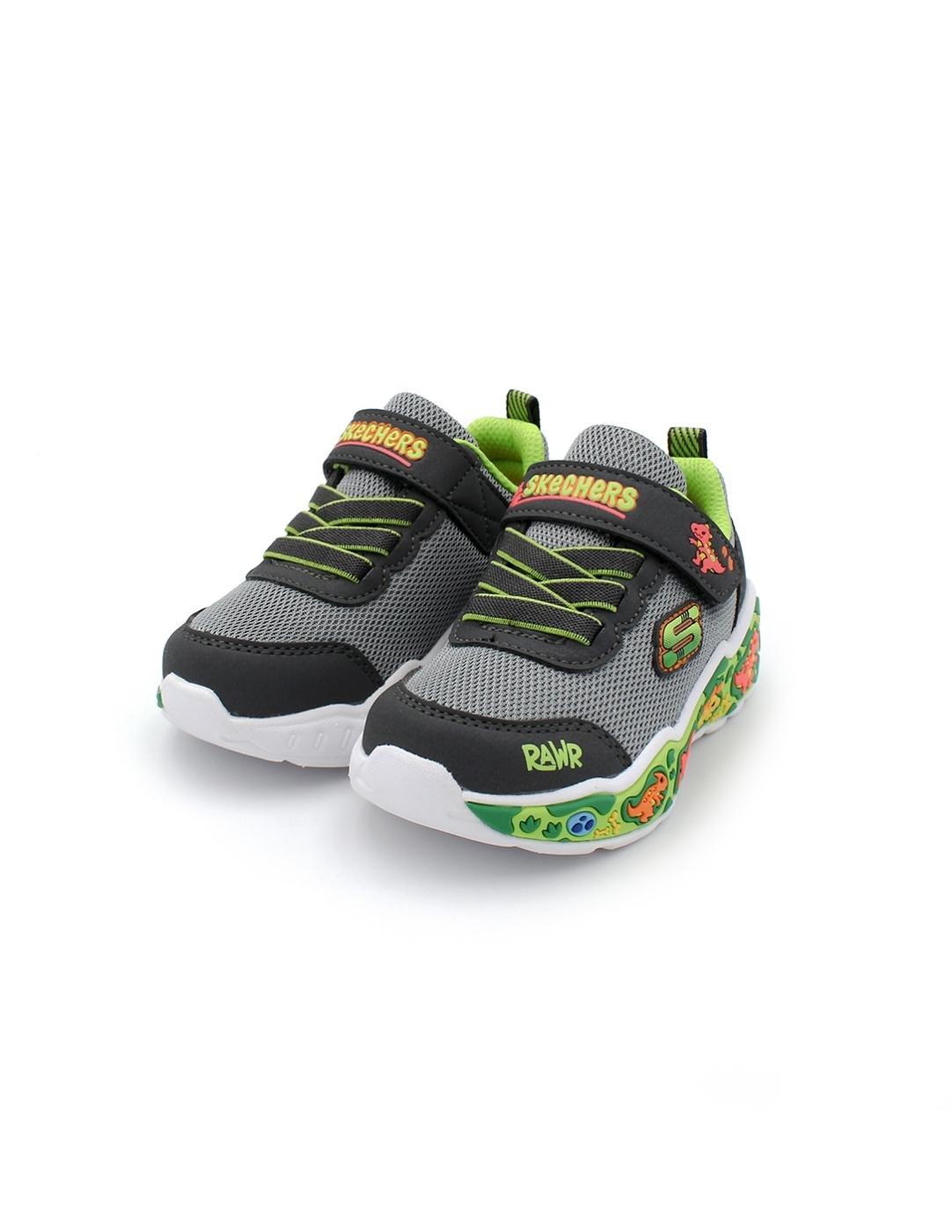 Deportiva SKECHERS 407312N Gris Niño