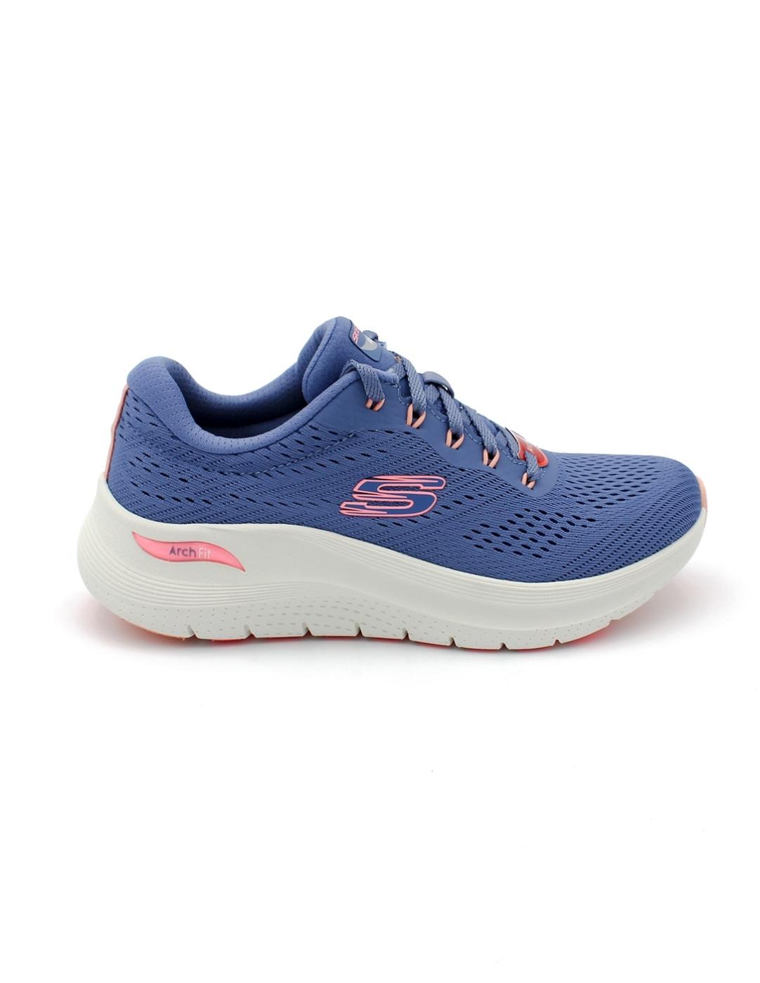 Deportiva SKECHERS 150051 Azul Mujer.
