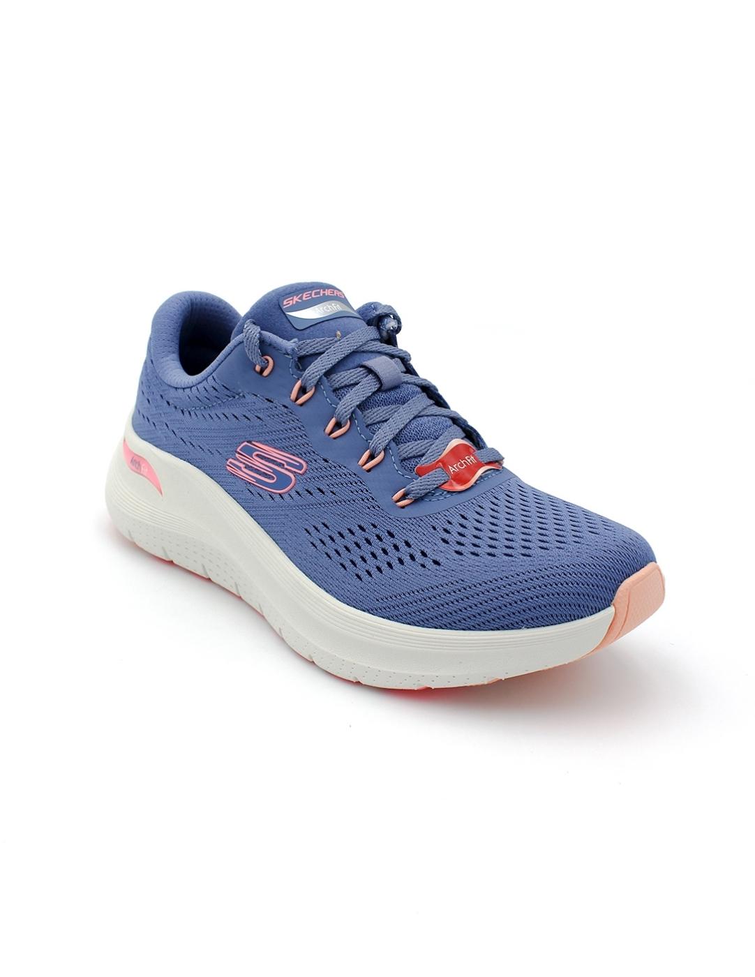 Deportiva SKECHERS 150051 Azul Mujer.