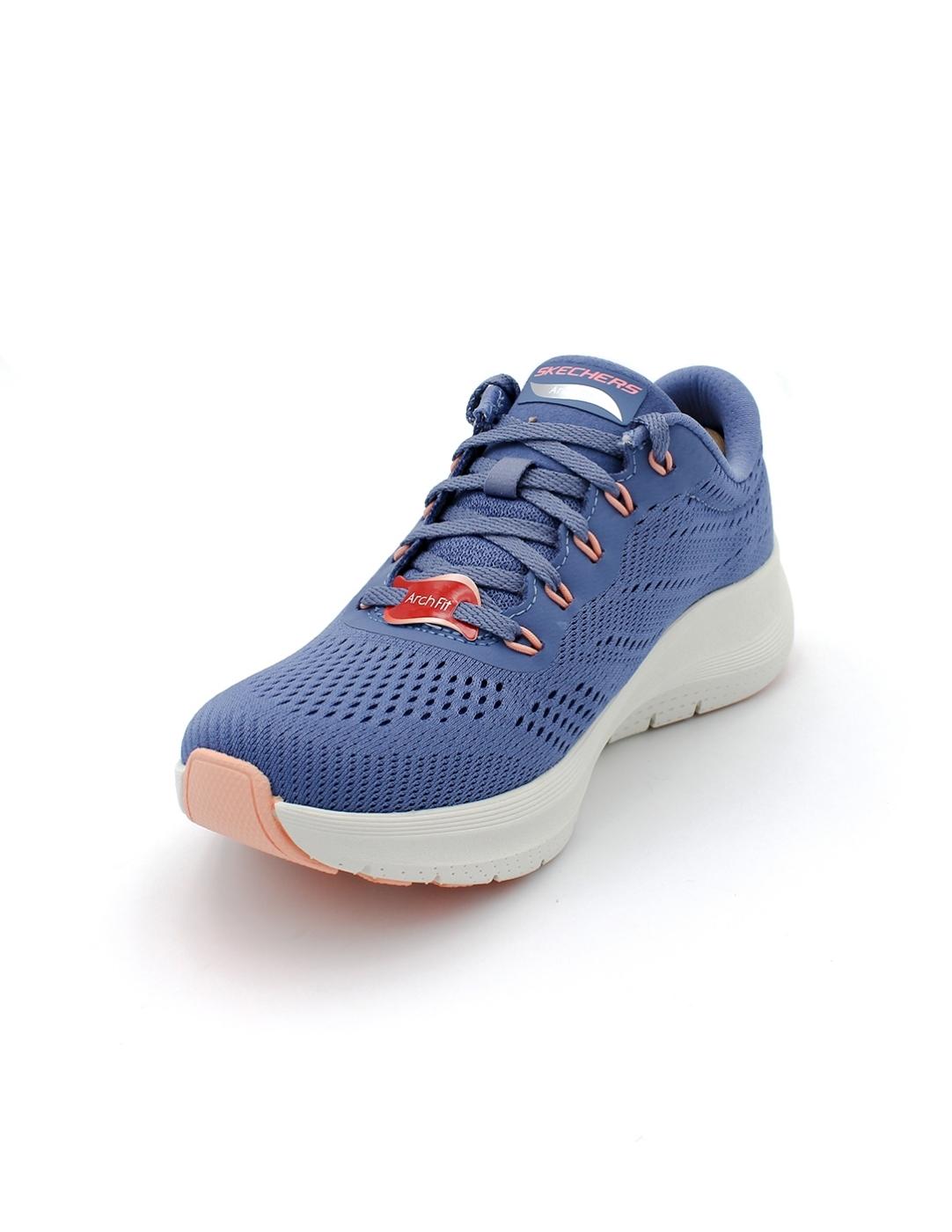 Deportiva SKECHERS 150051 Azul Mujer.