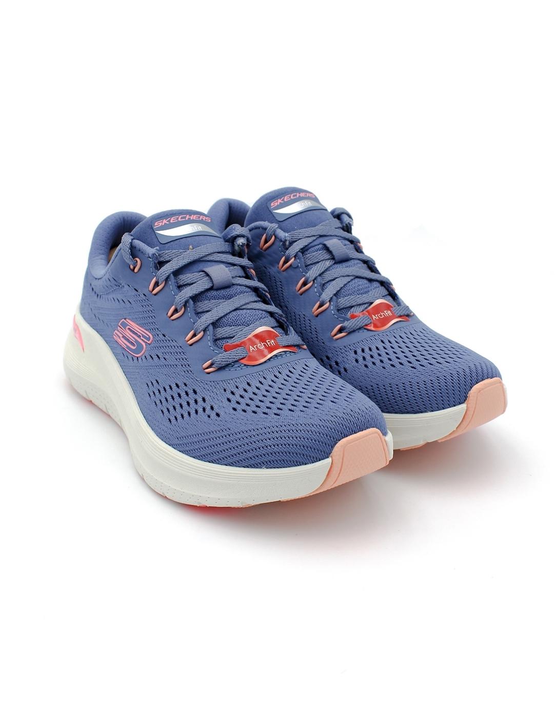 Deportiva SKECHERS 150051 Azul Mujer.