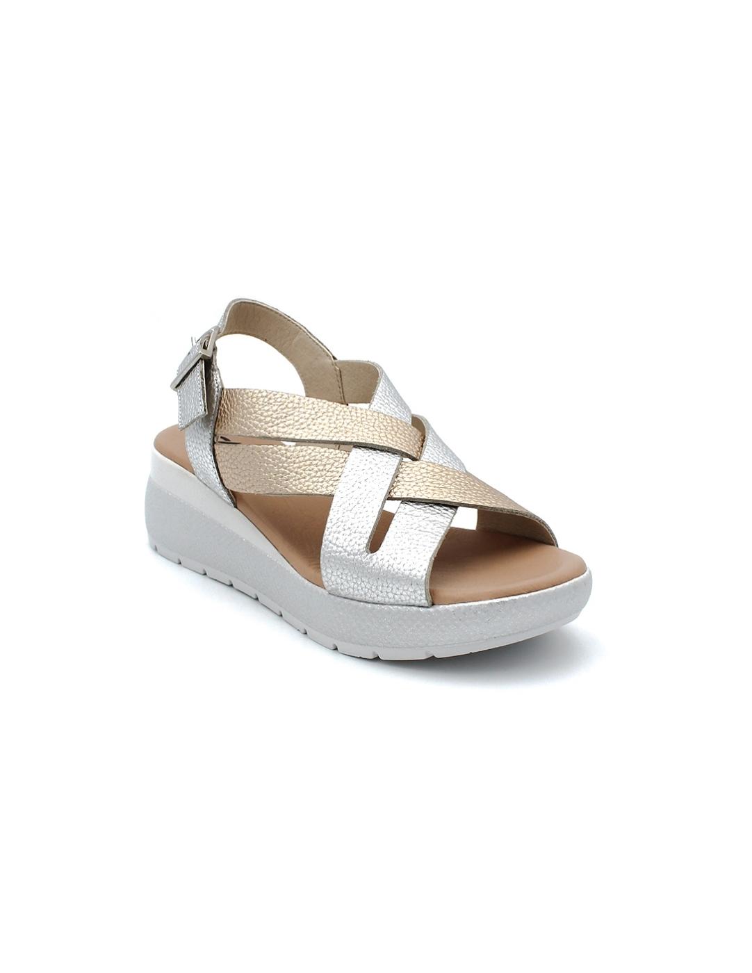 Sandalias DORKING D9316ALAL Plata/Platino Mujer