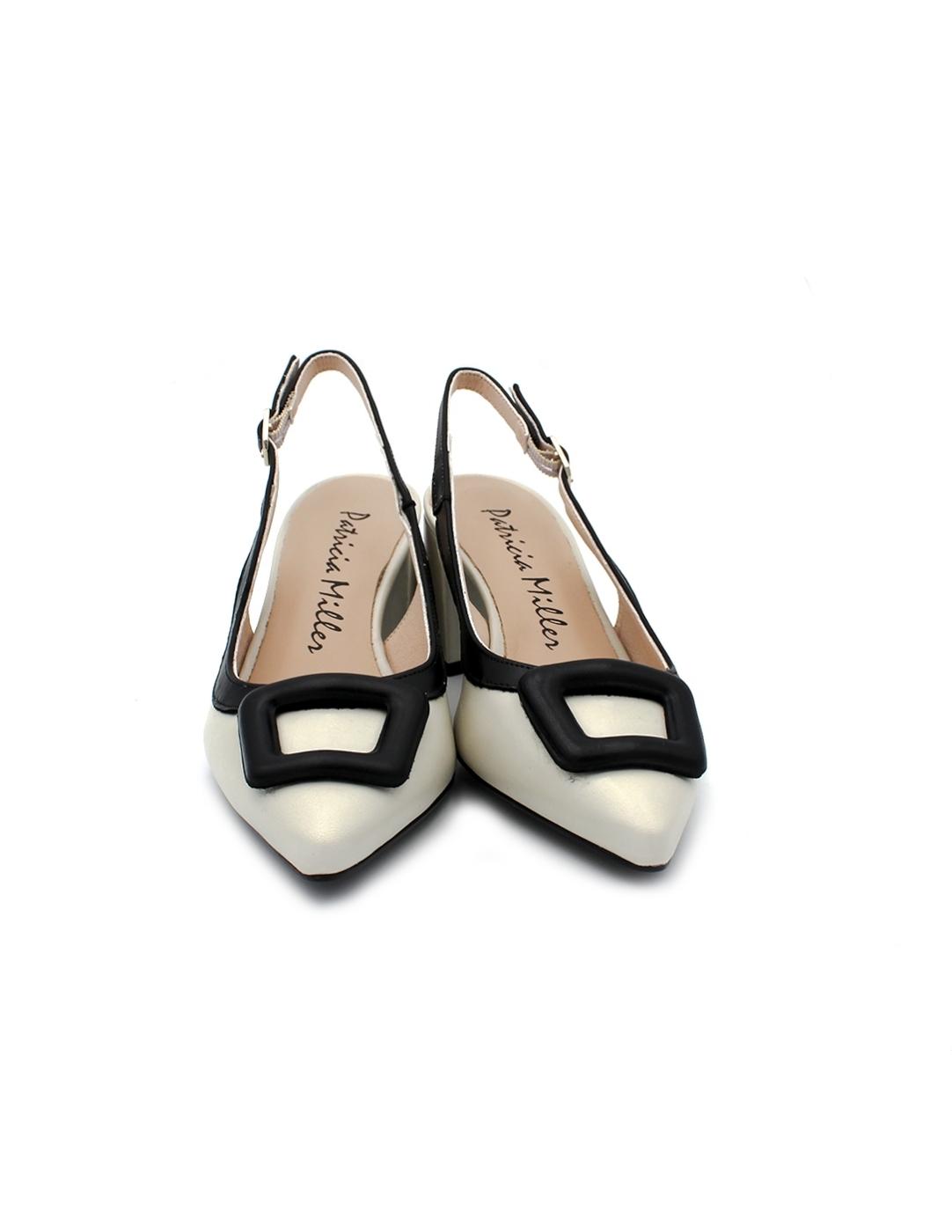 Zapatos PATRICIA MILLER 6746F Crema/Negro Mujer