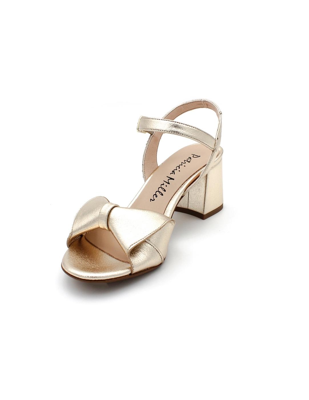 Sandalias PATRICIA MILLER 6766F Champán Mujer