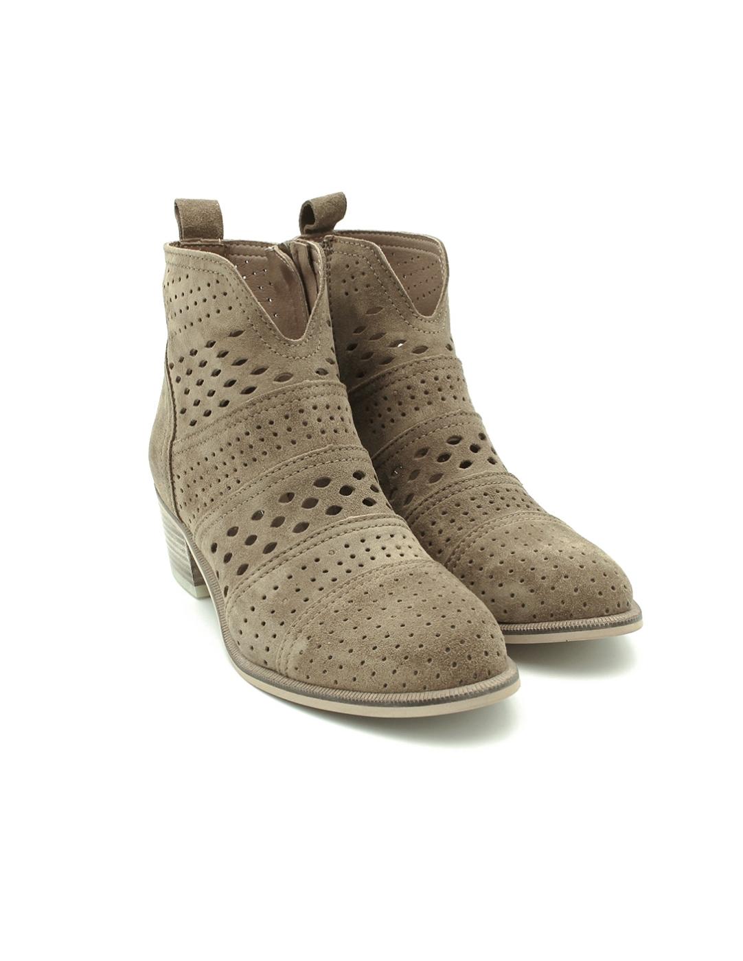 Botín Campero alpe 5391 1101 Cuero Mujer.