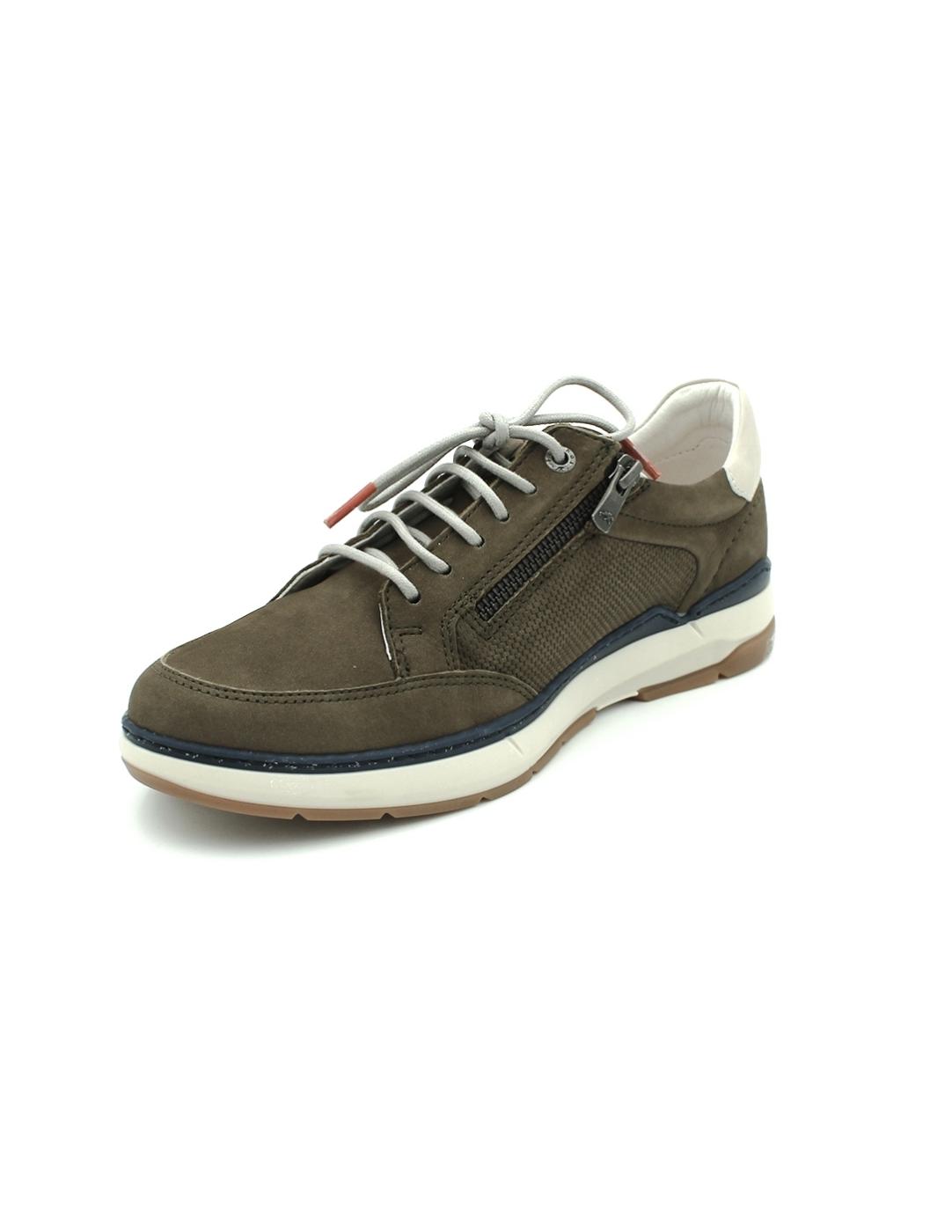 Zapatos Nobuck FLUCHOS  F2211 Verde Hombre.