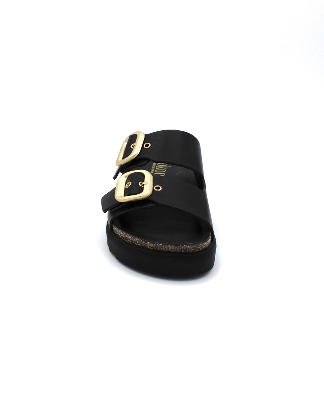 Sandalias YOKONO TUNEZ-130 Negro Mujer