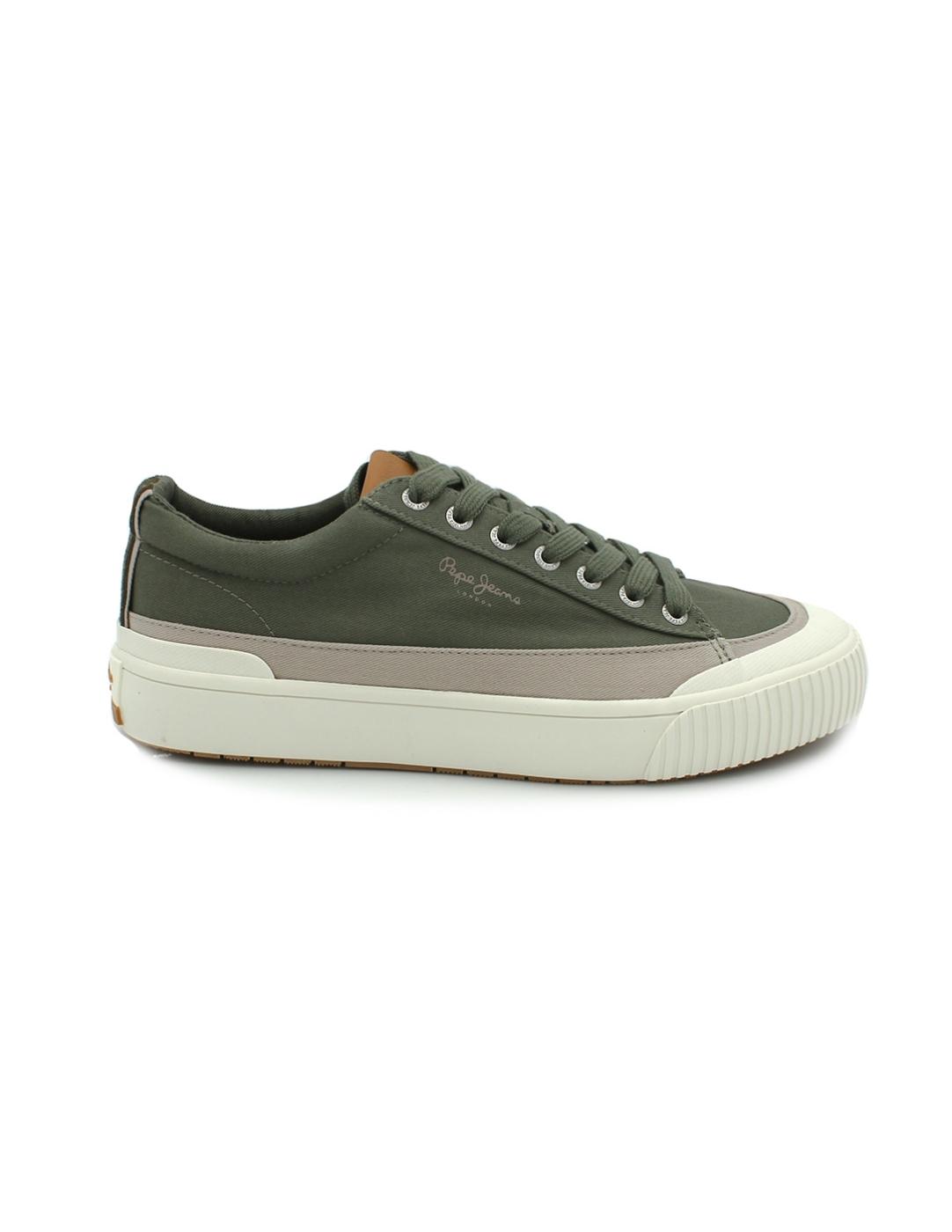 Bambas PEPE JEANS PMS31075 716 Verde Hombre.