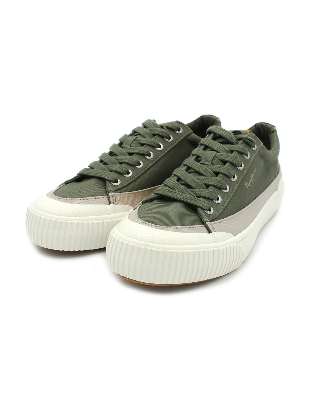 Bambas PEPE JEANS PMS31075 716 Verde Hombre.