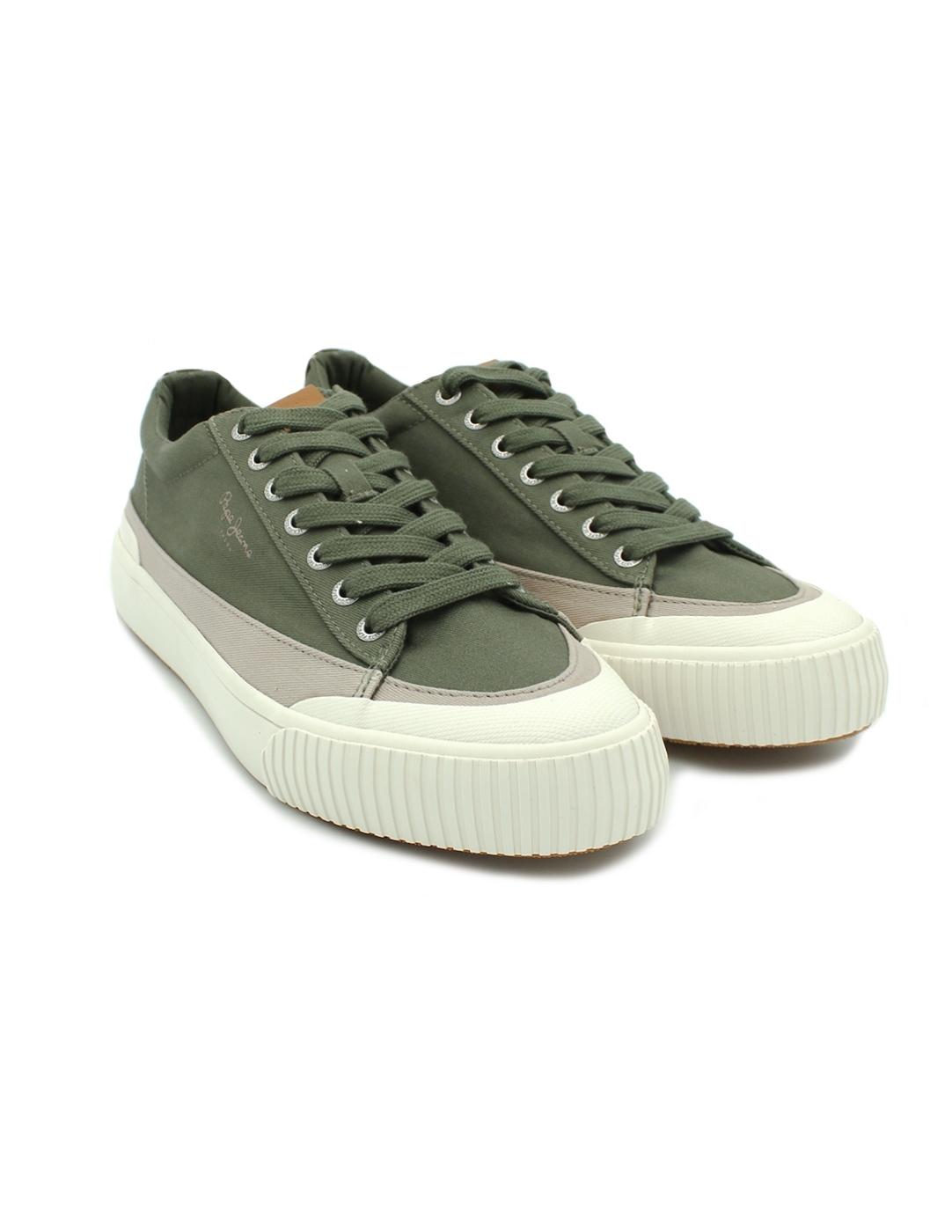 Bambas PEPE JEANS PMS31075 716 Verde Hombre.