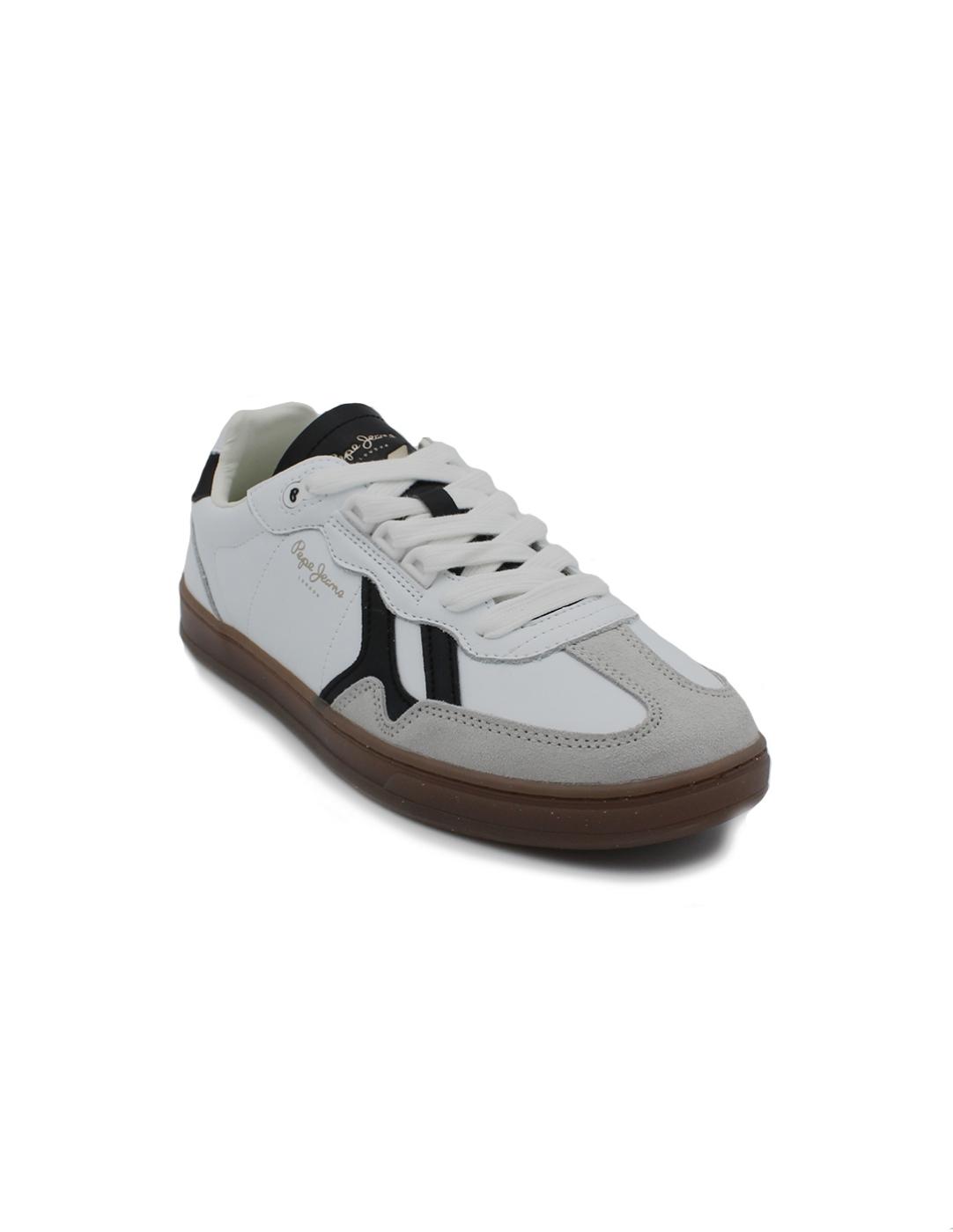 Bambas PEPE JEANS PMS00042 800 Blanco/Gris/negro Hombre.