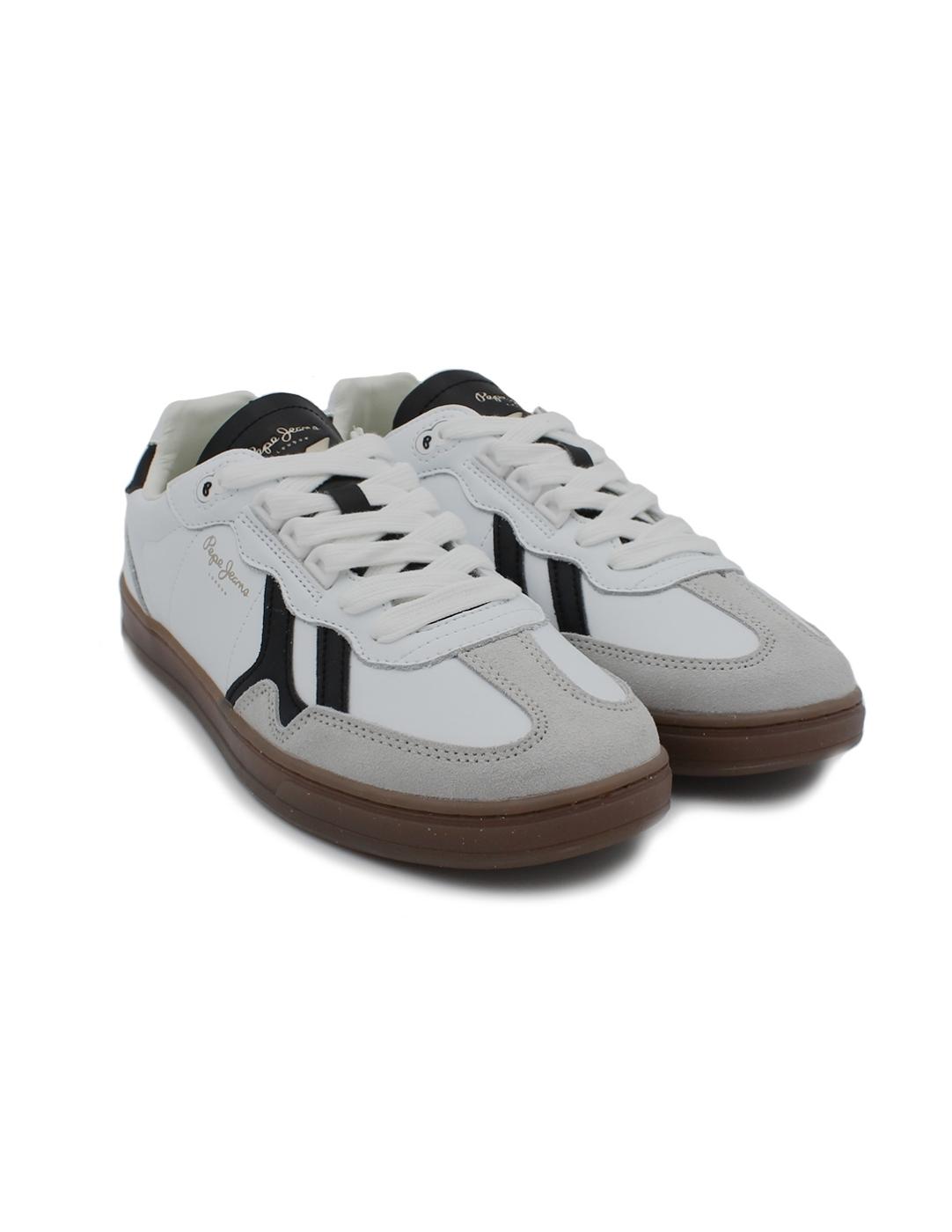 Bambas PEPE JEANS PMS00042 800 Blanco/Gris/negro Hombre.