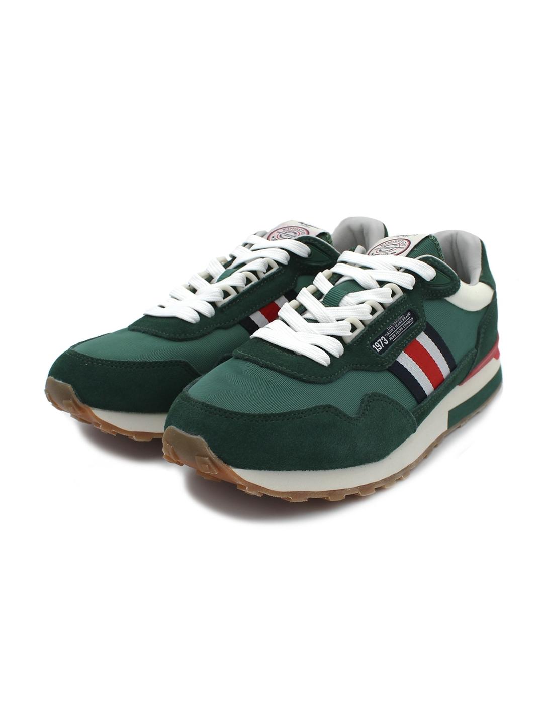 Deportivas PEPE JEANS PMS40027 673 Verde Hombre.