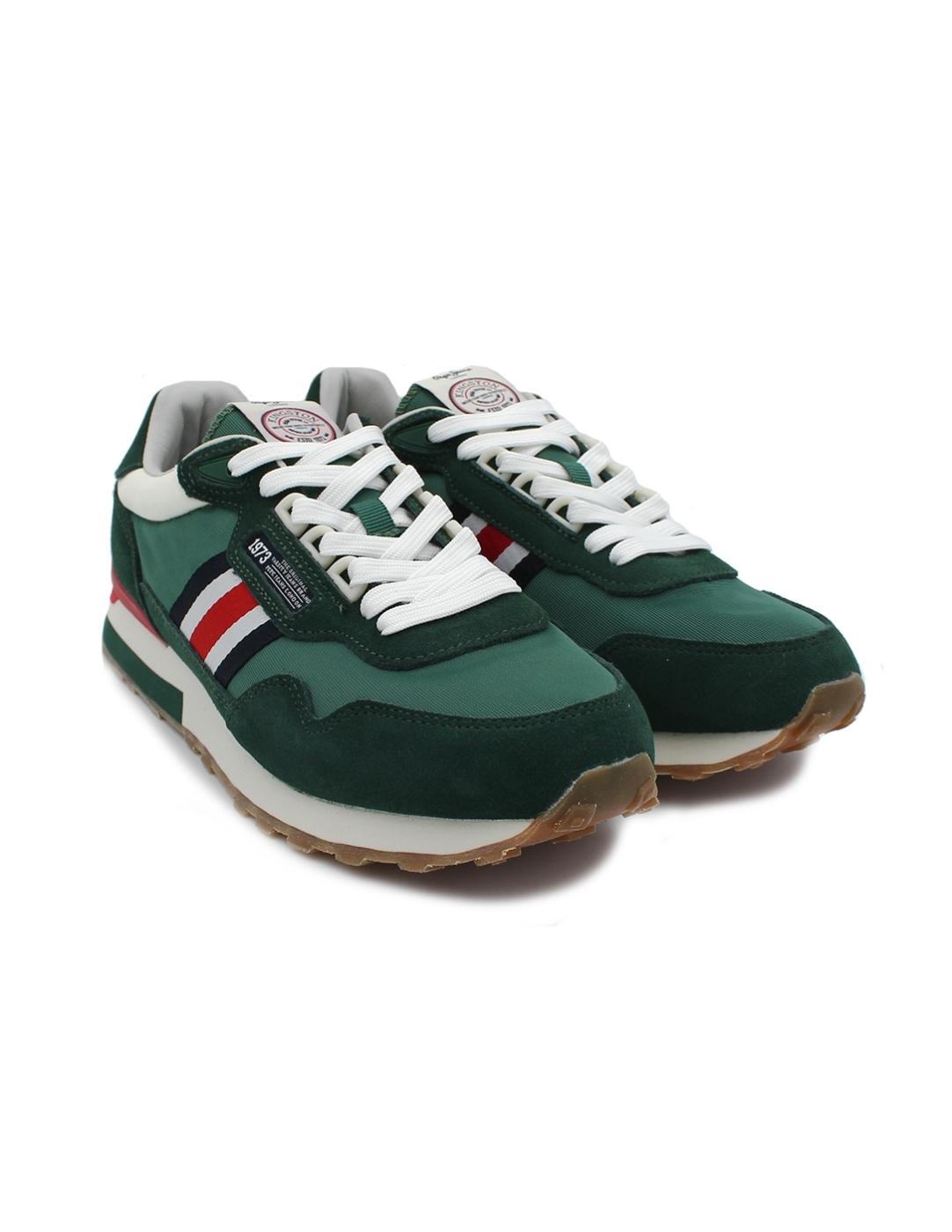 Deportivas PEPE JEANS PMS40027 673 Verde Hombre.