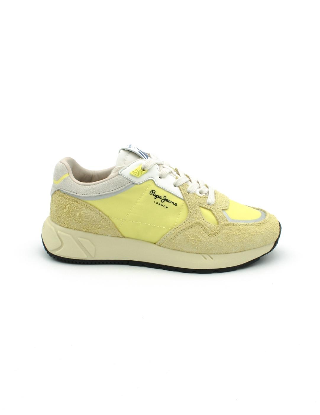 Deportivas PEPE JEANS PLS60035 014 Amarillo Mujer.