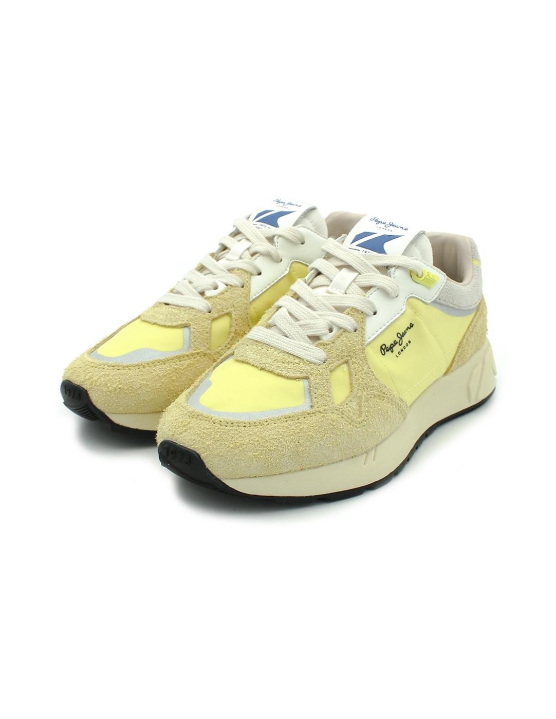 Deportivas PEPE JEANS PLS60035 014 Amarillo Mujer.