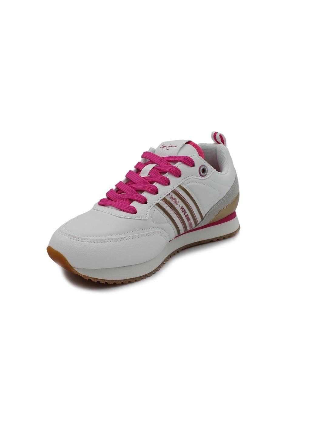 Deportivas PEPE JEANS PGS40011 800 Fucsia Dorada Niña.