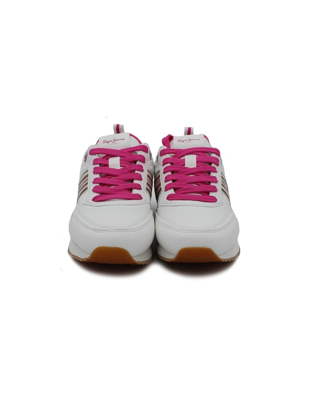 Deportivas PEPE JEANS PGS40011 800 Fucsia Dorada Niña.