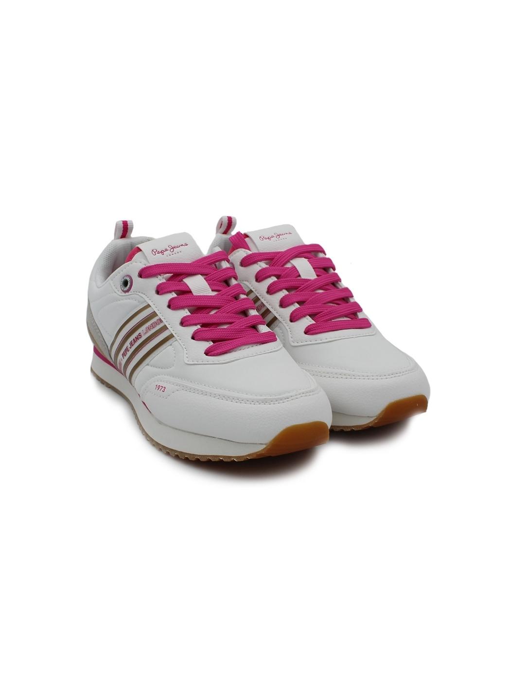 Deportivas PEPE JEANS PGS40011 800 Fucsia Dorada Niña.