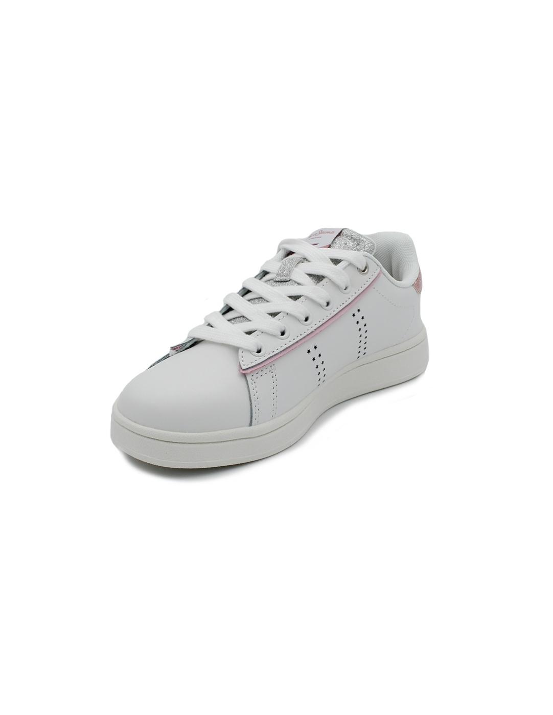 Bamba PEPE JEANS PGS30600 800 BLanca Glitter