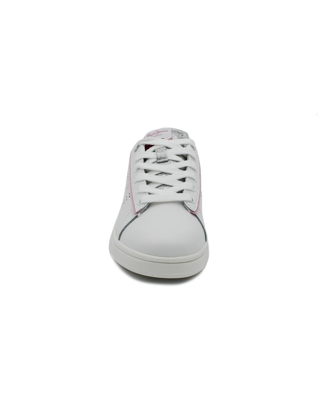 Bamba PEPE JEANS PGS30600 800 BLanca Glitter