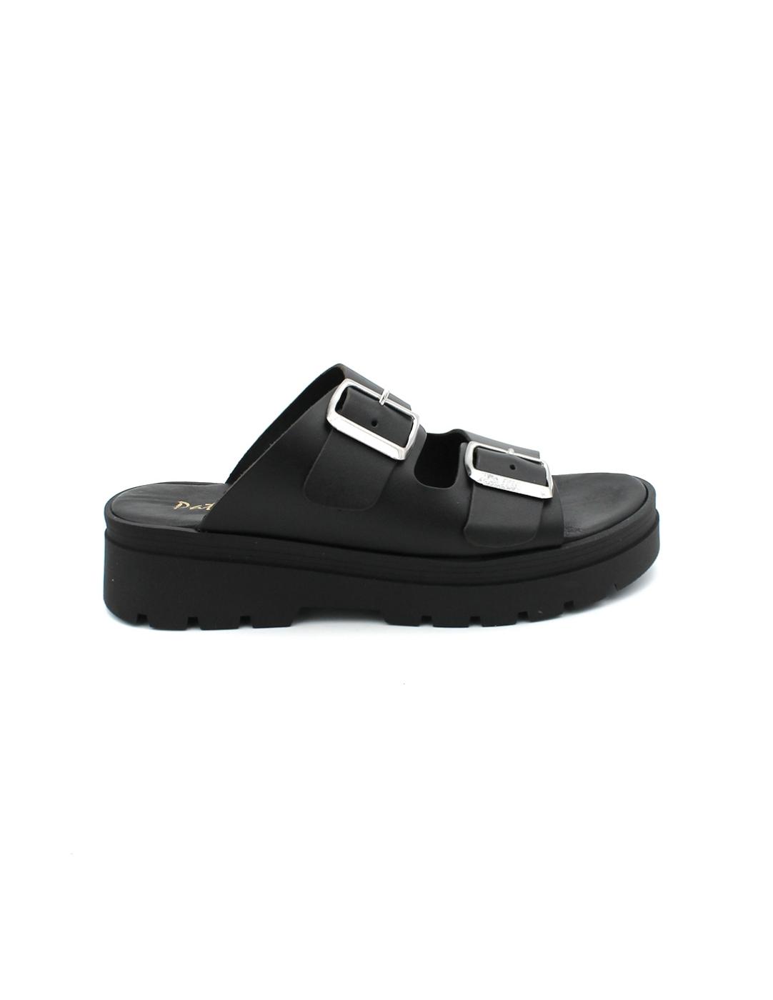 Sandalia /Zueco PATRICIA MILLER 6602 Negro Mujer.