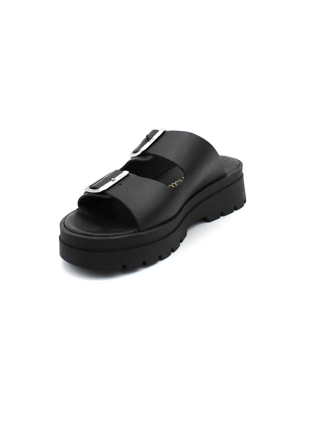Sandalia /Zueco PATRICIA MILLER 6602 Negro Mujer.