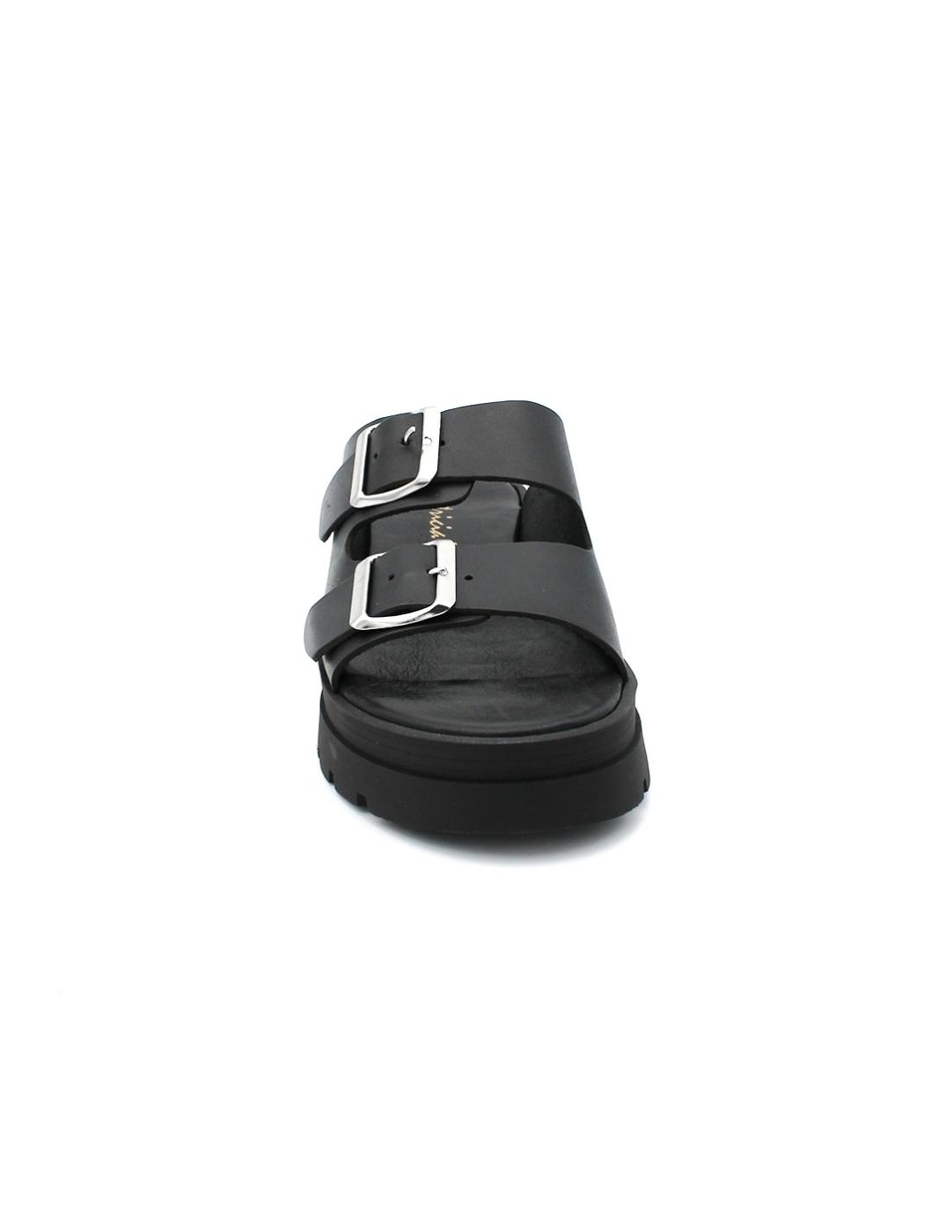 Sandalia /Zueco PATRICIA MILLER 6602 Negro Mujer.