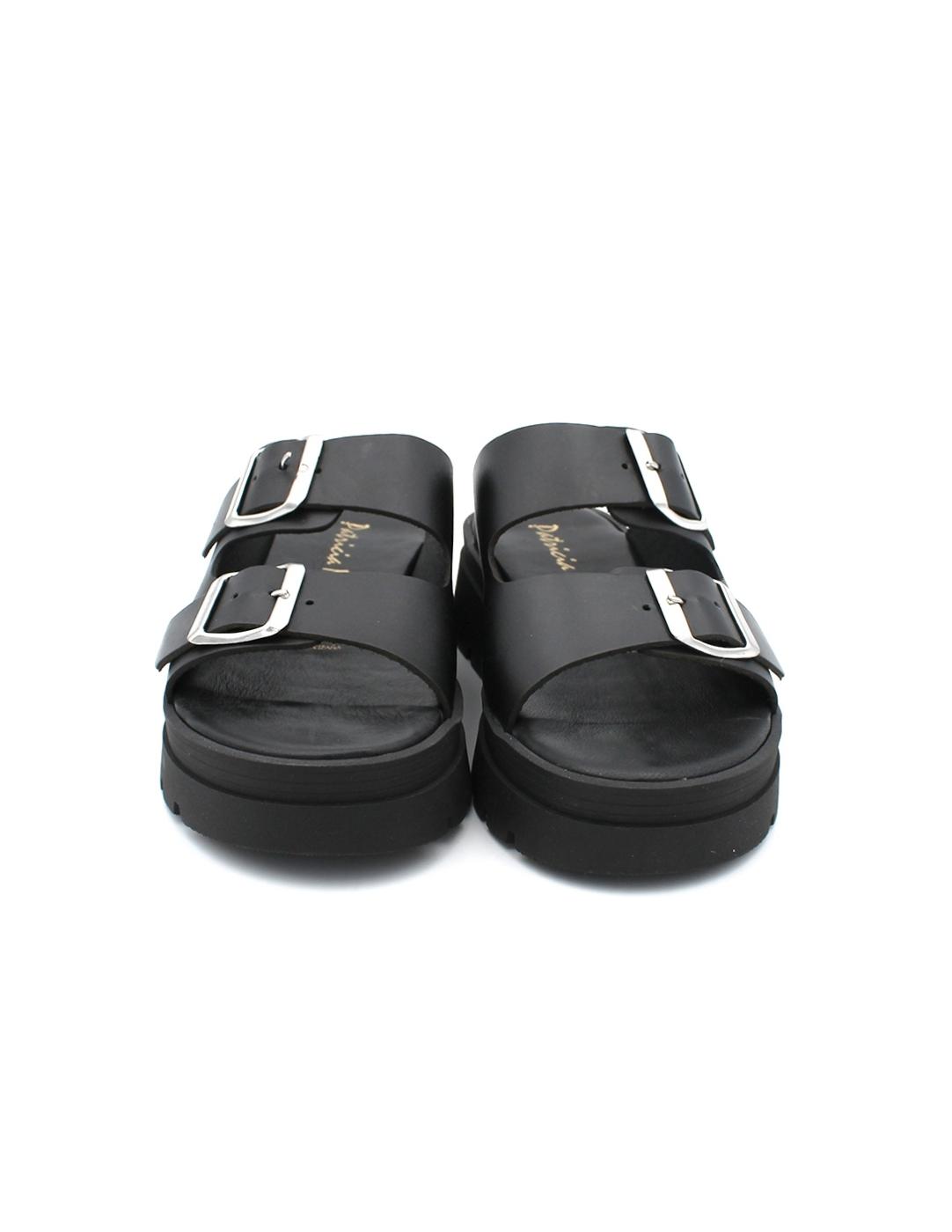 Sandalia /Zueco PATRICIA MILLER 6602 Negro Mujer.