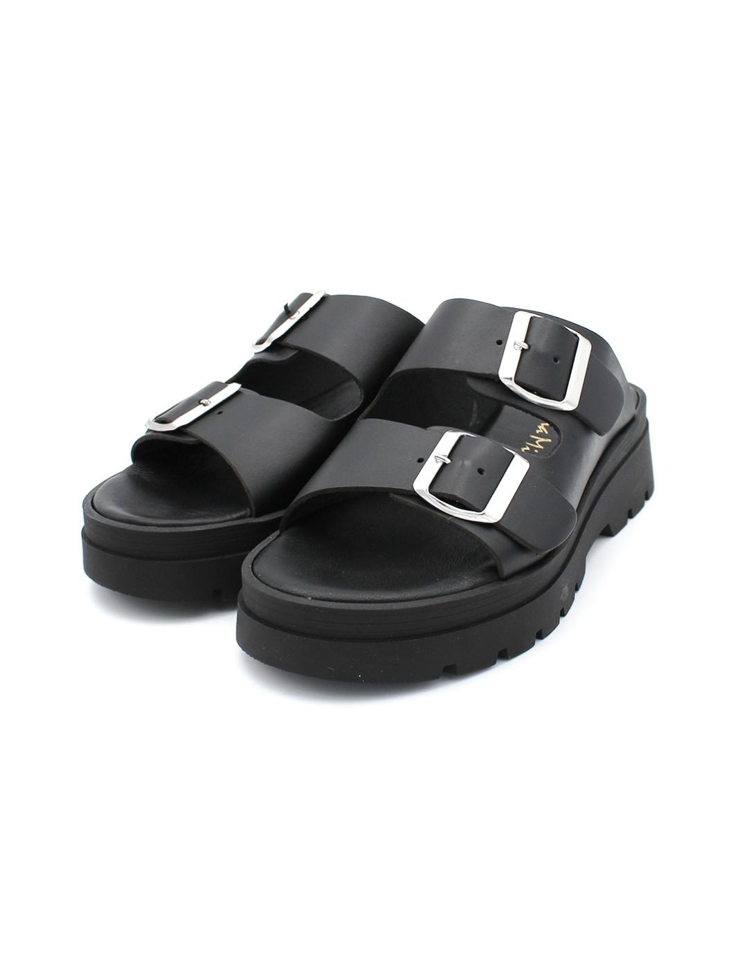 Sandalia /Zueco PATRICIA MILLER 6602 Negro Mujer.