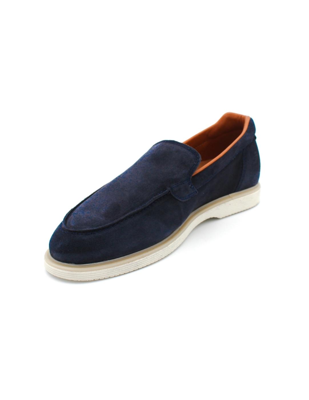 Mocasín Ante CETTI C-1350 Navy Hombre