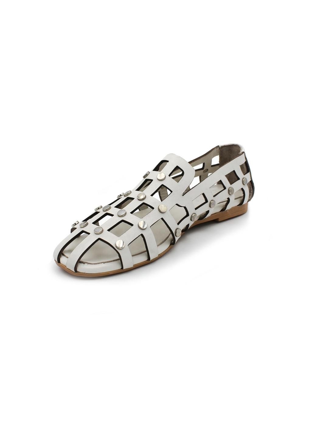 Zapatos Mocasín con diseño cut-out PIXY 560606 Blanco Mujer